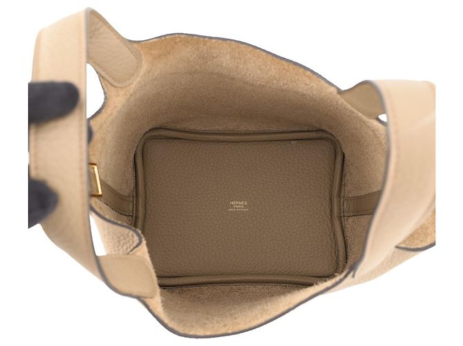 Hermès Hermes Picotin Lock PM Handtasche Beige - Ansicht 5