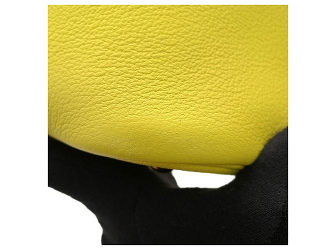 Hermès Hermes Bolide 1923 30 Lime Evercalf Handtasche Golden - Ansicht 10