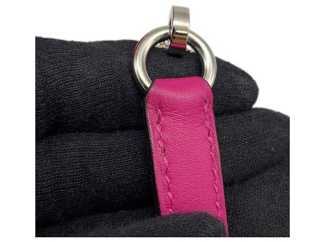 Hermès Borsa Hermes Bolide 27 in Rose Purple Porpora - vista 13