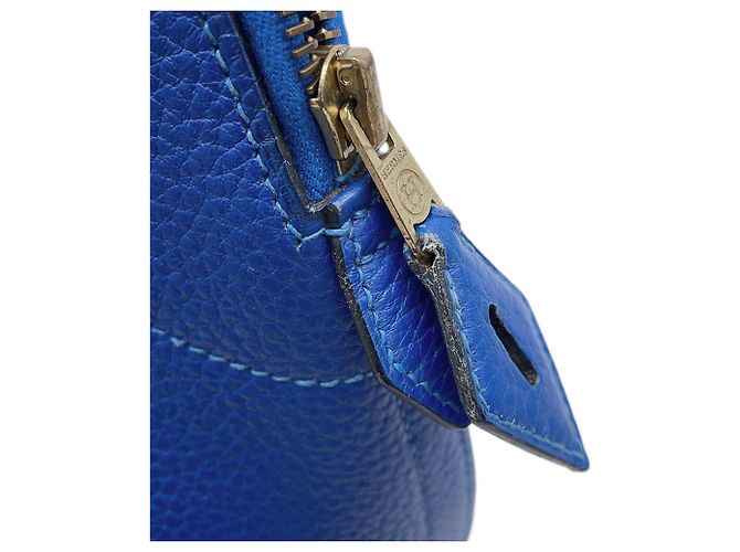 Hermès Borsa Hermes Bolide 35 in pelle Blue Ardennes - vista 11