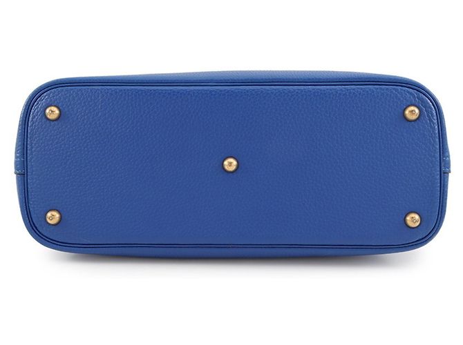 Hermès Borsa Hermes Bolide 35 in pelle Blue Ardennes - vista 3