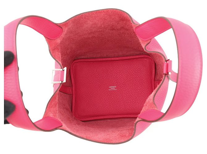 Hermès Hermes Picotin Lock PM Handtasche Pink - Ansicht 5