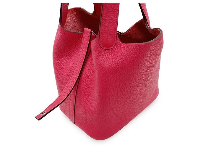 Hermès Hermes Picotin Lock PM Handtasche Pink - Ansicht 9