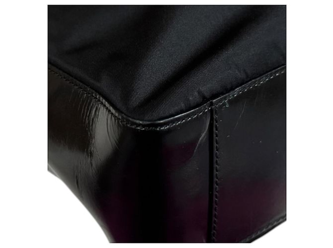 Borsa a mano Prada in nylon nero - vista 13