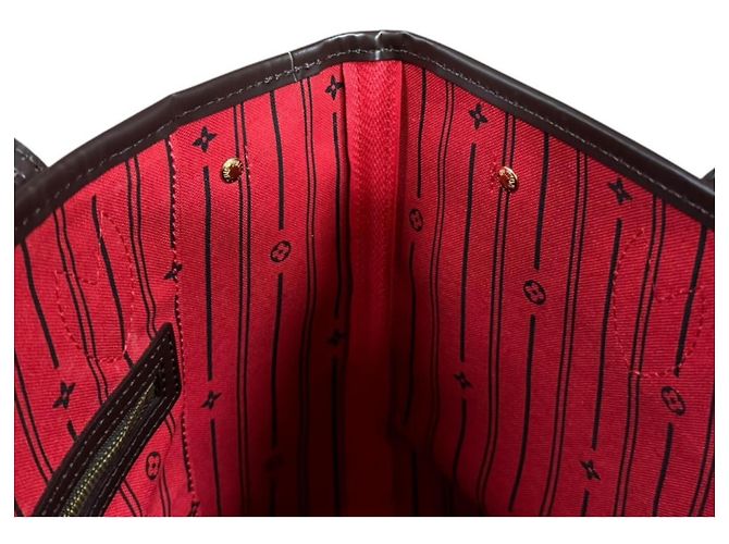 Borsa Tote Louis Vuitton Neverfull PM Damier Marrone Multicolore Damier ebene - vista 7