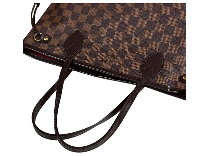 Borsa Tote Louis Vuitton Neverfull PM Damier Marrone Multicolore Damier ebene - vista 9
