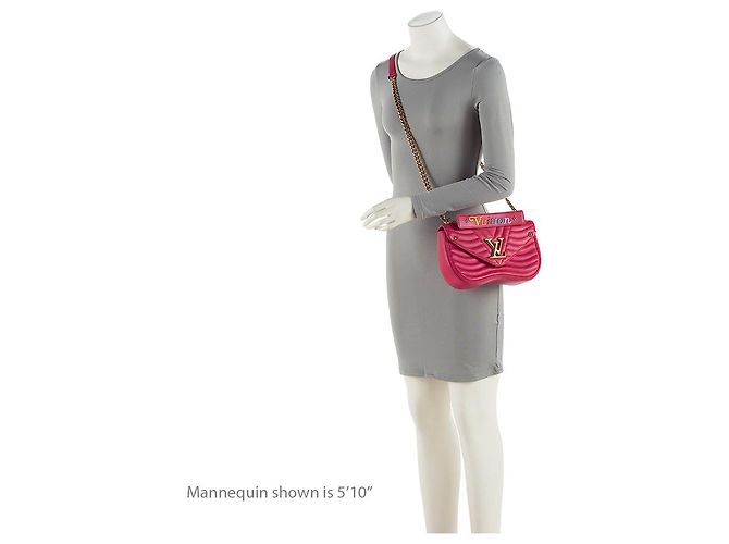 Louis Vuitton Calfskin New Wave Chain MM Shoulder Bag Pink - view 5