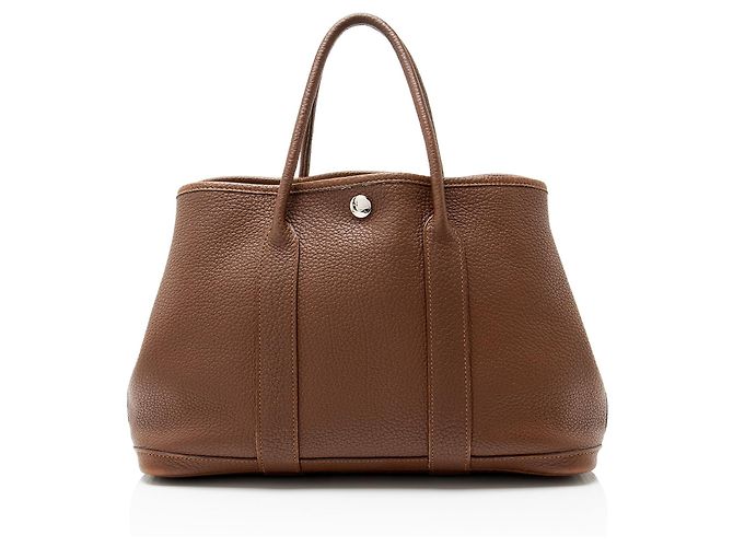 Hermès Hermes Negonda Garden Party 30 TPM Tote Marrone - vista 3