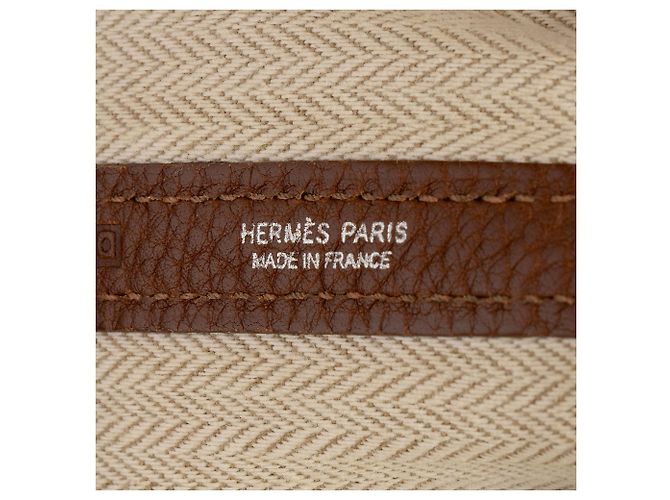 Hermès Hermes Negonda Garden Party 30 TPM Tote Marrone - vista 8