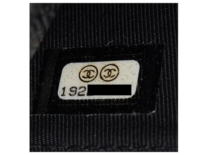 Chanel Classic Wallet on Chain aus Kaviarleder Schwarz - Ansicht 6