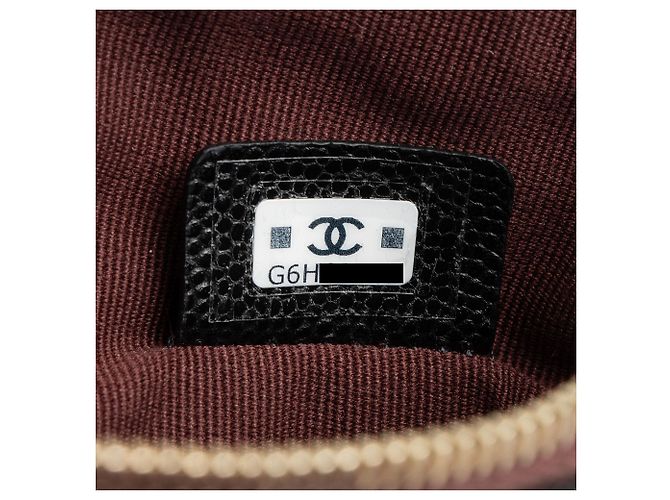 Gabrielle Pouch classica Chanel in pelle Caviar con zip Nero - vista 5