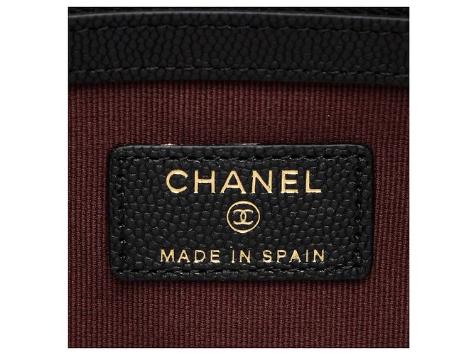 Gabrielle Pouch classica Chanel in pelle Caviar con zip Nero - vista 7