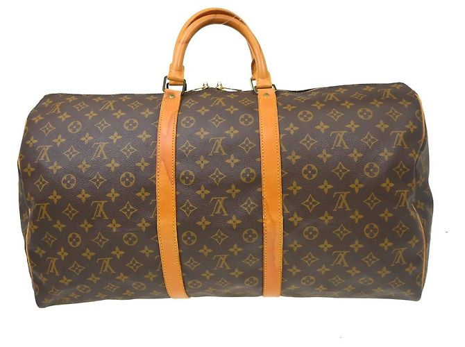 Louis Vuitton Keepall Monogram Canvas 55 Marrone - vista 2