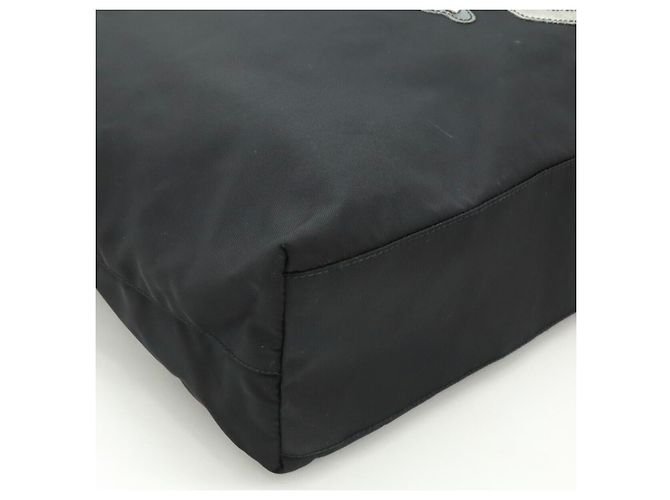 Tote Prada Skulls Nylon 2-Way Tasche Schwarz - Ansicht 3