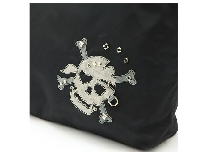 Tote Prada Skulls Nylon 2-Way Tasche Schwarz - Ansicht 8