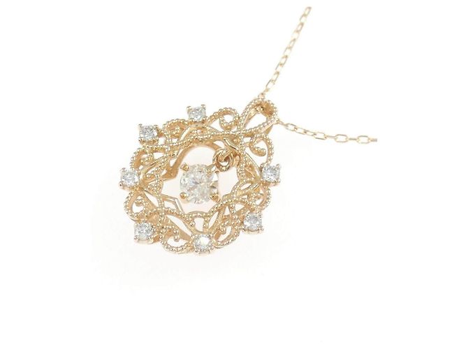 Autre Marque Colar de Diamantes Au750 Rosa - vista 3