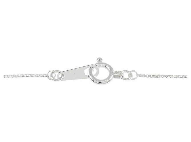 Autre Marque Collana in oro bianco K10 e diamanti Argento - vista 5