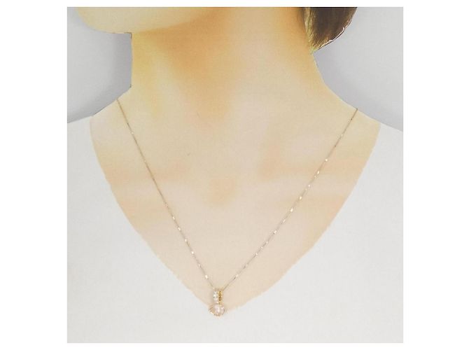 Autre Marque Collana Vetta Ottava Rose Quartz Au750 Rosa - vista 6