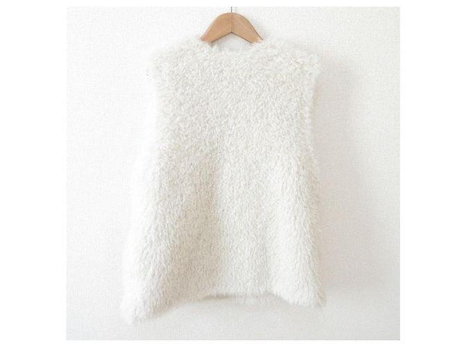 Autre Marque Colete curto 2way Lohen ECOPEL Branco - vista 2