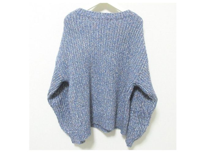 Autre Marque Laura Ashley Lurex Strickpullover Blau - Ansicht 2