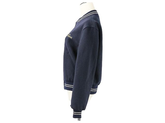 Céline Chaqueta Teddy bordada Celine Azul Azul marino - vista 3