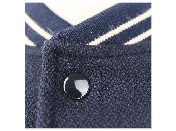 Céline Chaqueta Teddy bordada Celine Azul Azul marino - vista 8