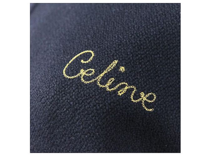 Céline Chaqueta Teddy bordada Celine Azul Azul marino - vista 9