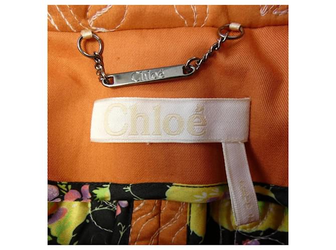 Chloé Chaqueta de seda Chloe Naranja - vista 4