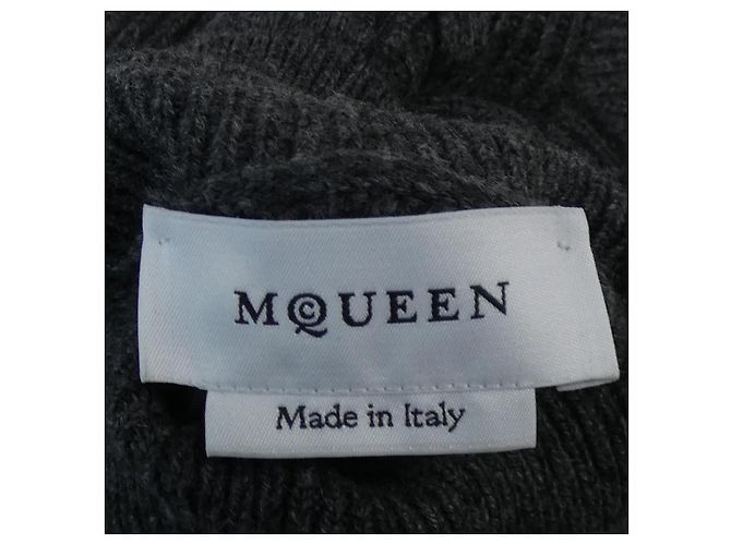 Alexander McQueen Kleid aus Kaschmirgemisch Braun - Ansicht 4