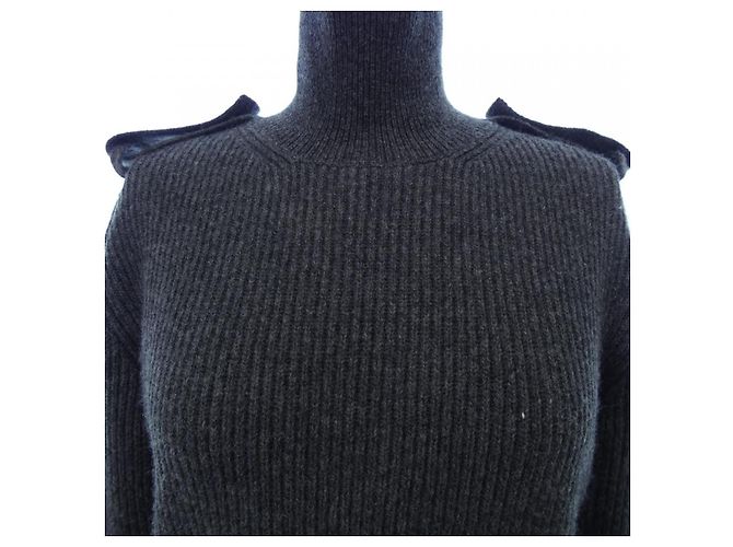 Alexander McQueen Kleid aus Kaschmirgemisch Braun - Ansicht 5