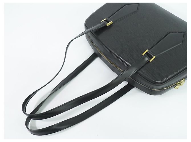 Louis Vuitton Voltaire pelle Epi Nero - vista 6