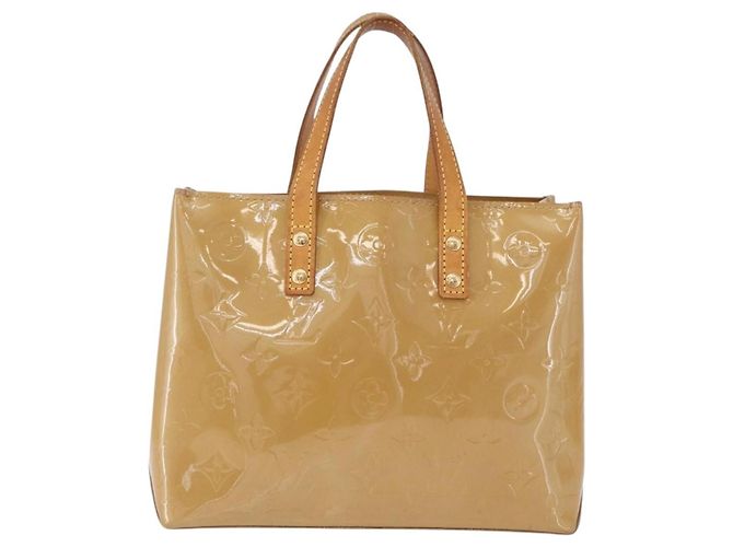 Louis Vuitton Reade Monogram Vernis PM Beige - vista 2
