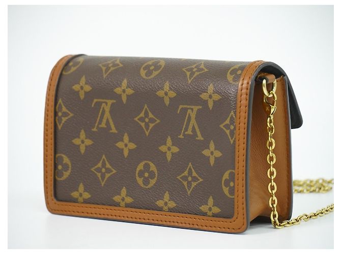 Louis Vuitton Dauphine Reverse Monogram Canvas Mini Braun - Ansicht 2