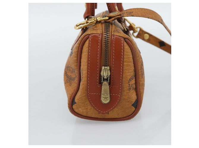 MCM Visetos logogramme Canvas and Leather Braun - Ansicht 3