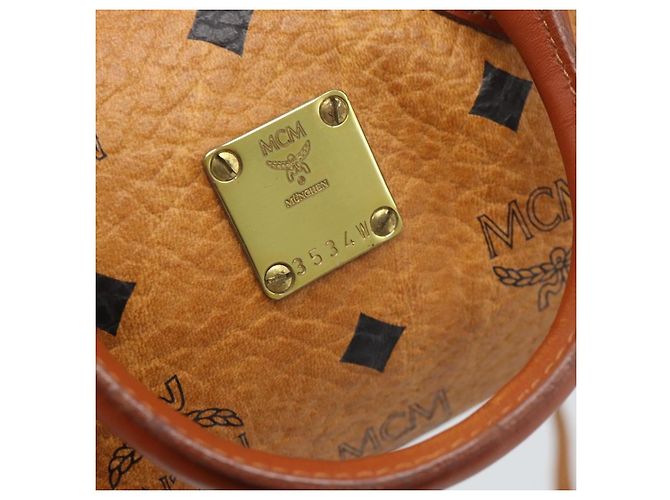 MCM Visetos logogramme Canvas and Leather Braun - Ansicht 6