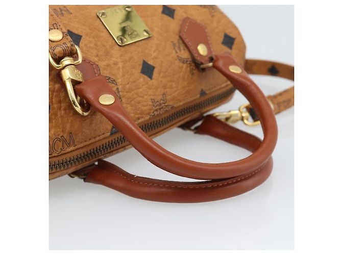 MCM Visetos logogramme Canvas and Leather Braun - Ansicht 7