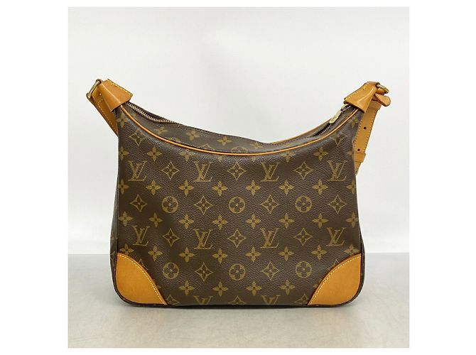 Borsa a tracolla Louis Vuitton Monogram Boulogne 30 Marrone - vista 10
