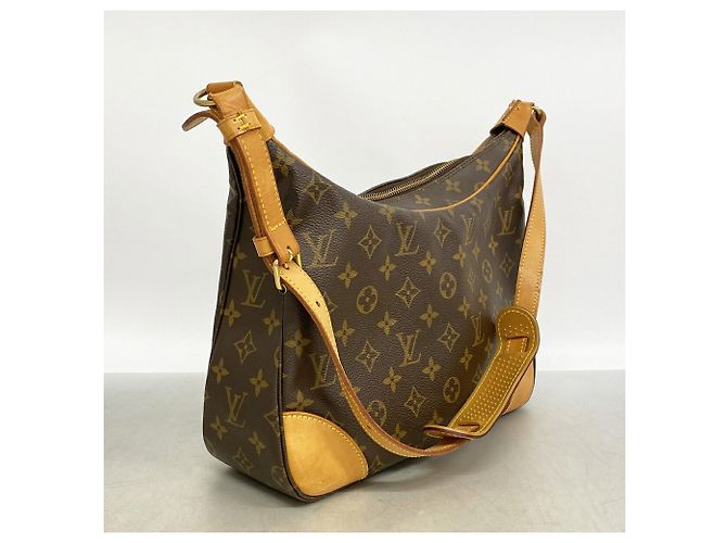 Borsa a tracolla Louis Vuitton Monogram Boulogne 30 Marrone - vista 2