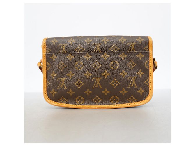 Borsa a tracolla Louis Vuitton Monogram Gibeciere PM Marrone - vista 10
