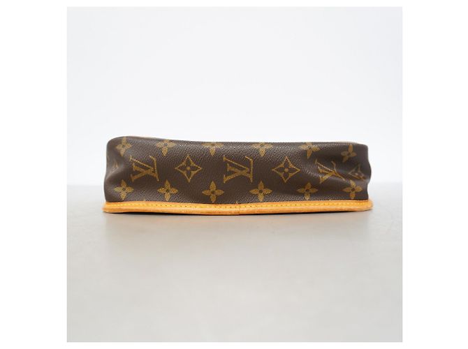 Borsa a tracolla Louis Vuitton Monogram Gibeciere PM Marrone - vista 3