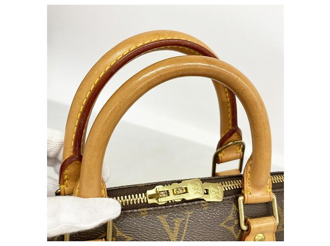 Borsa a mano Louis Vuitton Alma Monogram Marrone - vista 8