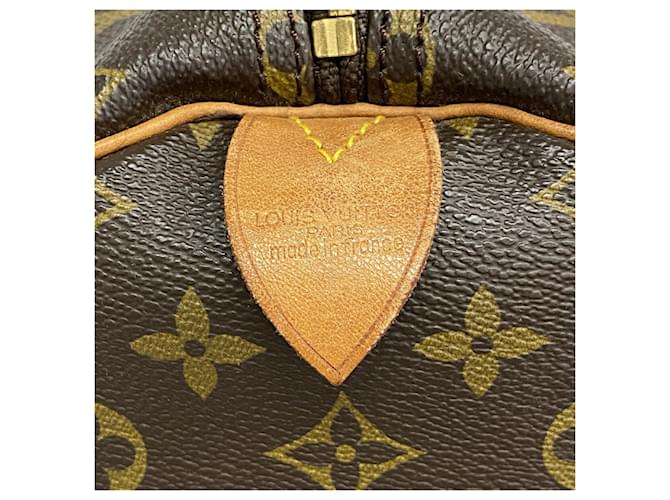 Louis Vuitton Boston Monogram Keepall 55 Marrone - vista 5