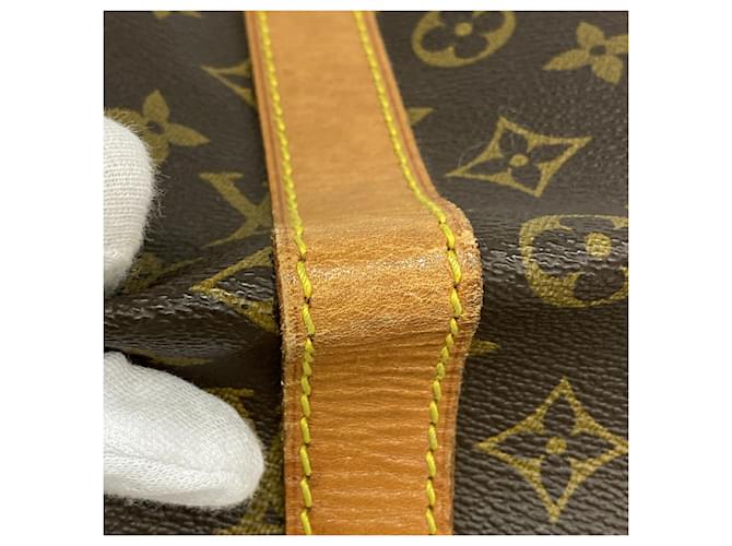 Louis Vuitton Boston Monogram Keepall 55 Marrone - vista 8
