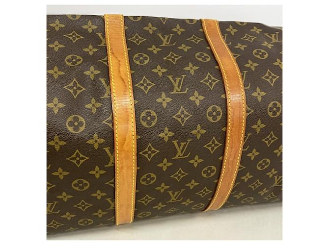 Louis Vuitton Boston Monogram Keepall 55 Marrone - vista 9