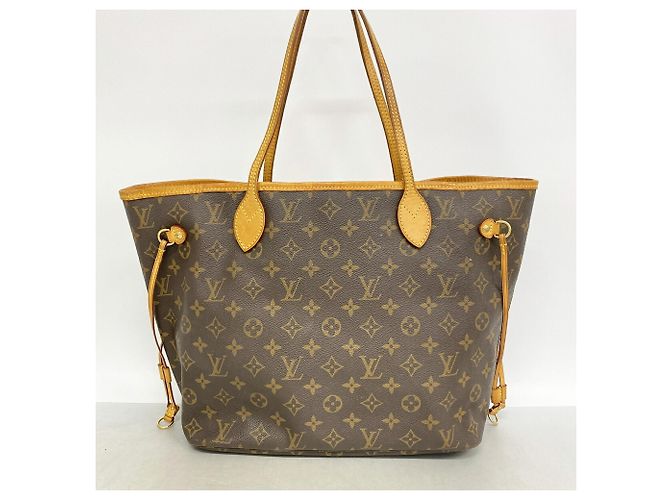 Borsa Tote Louis Vuitton Monogram Neverfull MM Marrone - vista 11