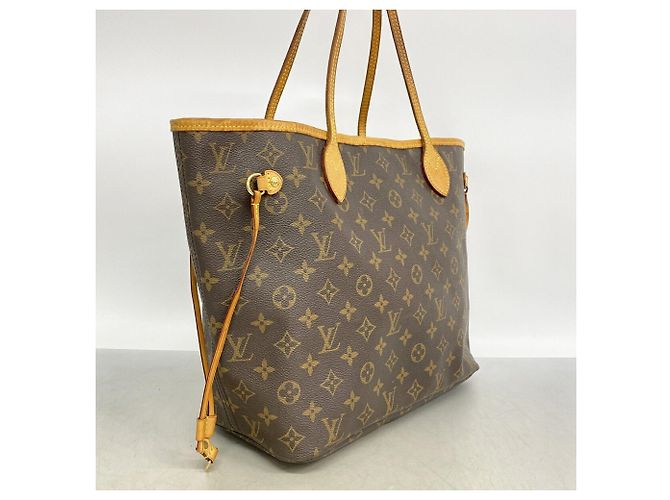 Borsa Tote Louis Vuitton Monogram Neverfull MM Marrone - vista 2