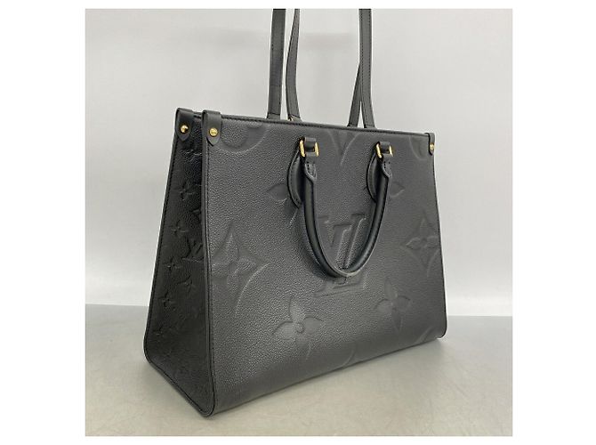Borsa Tote Louis Vuitton Monogram Empreinte OnTheGo MM Nero - vista 2