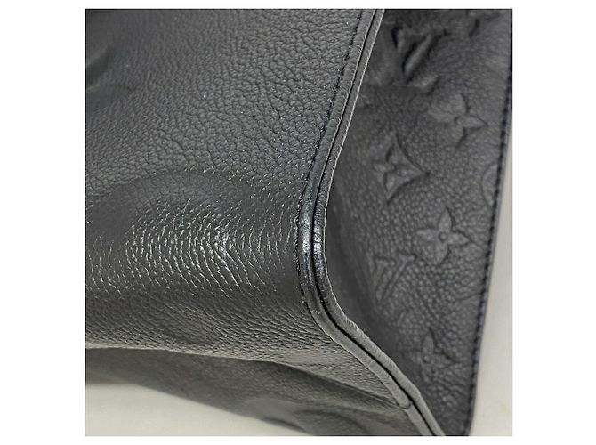 Borsa Tote Louis Vuitton Monogram Empreinte OnTheGo MM Nero - vista 6