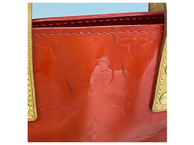 Borsa Louis Vuitton Vernis Lead PM, Rouge Rosso - vista 8
