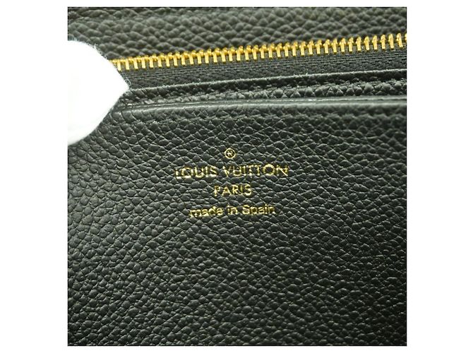 Louis Vuitton Monogram Empreinte Bicolor Zippy Wallet Schwarz Beige - Ansicht 4